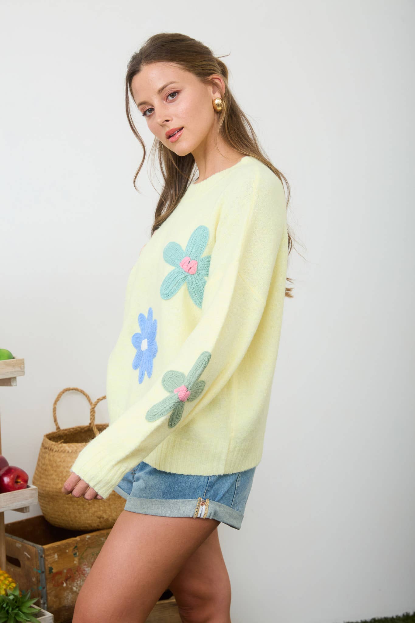 Sunny Side Floral Knit
