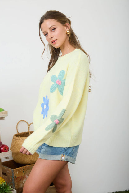 Sunny Side Floral Knit