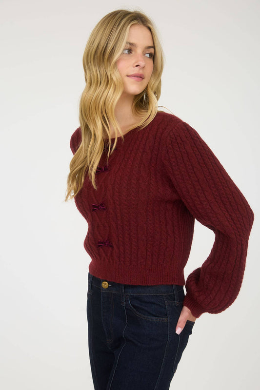 Crimson Kiss Sweater
