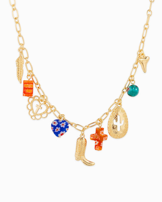 Cowgirl Confetti Charm Necklace
