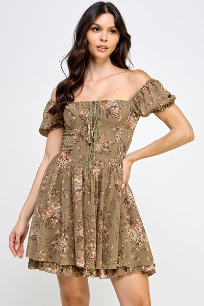 Olive Enchantment Dress