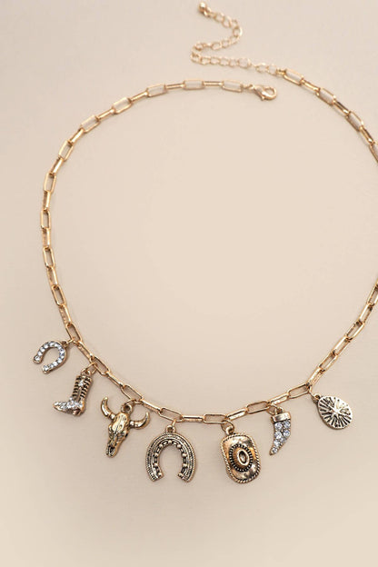 Horseshoe Charm Necklace