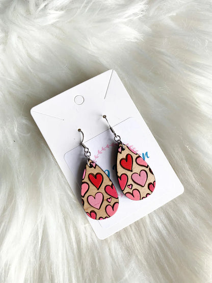 Valentines Day Dangle Earrings