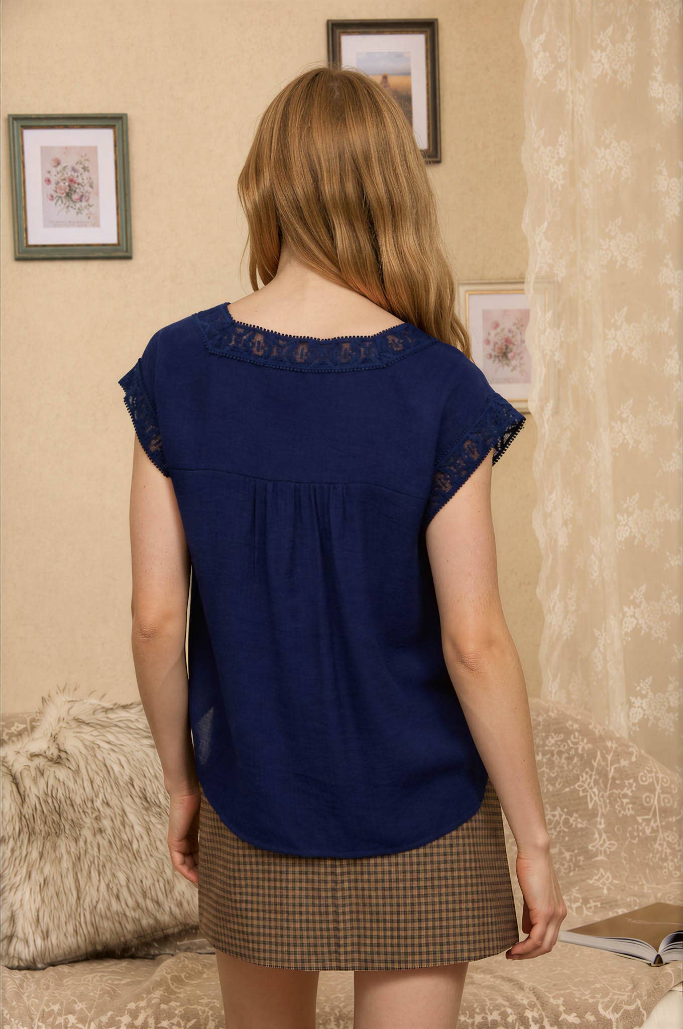 Blue Ribbon Top
