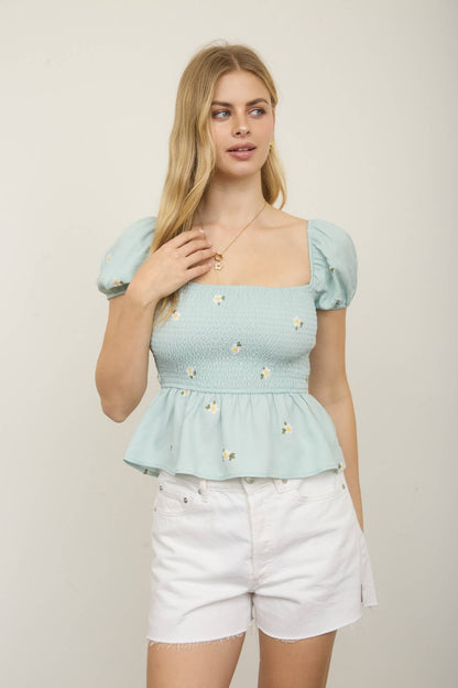 Everly Floral Top