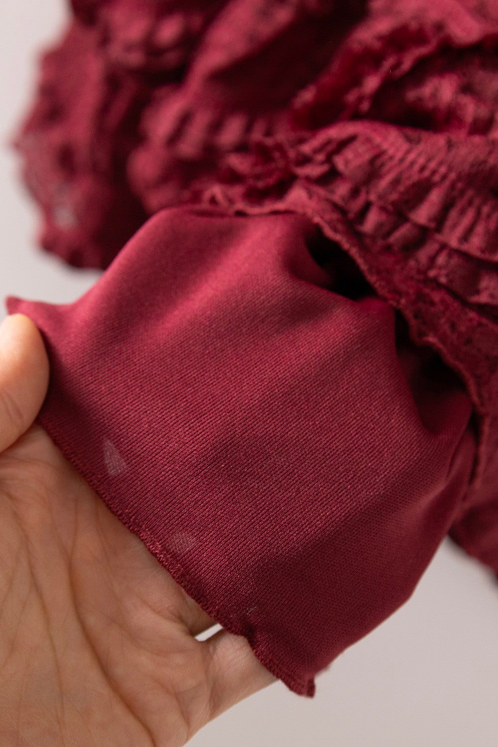 Bordeaux Lace Dress