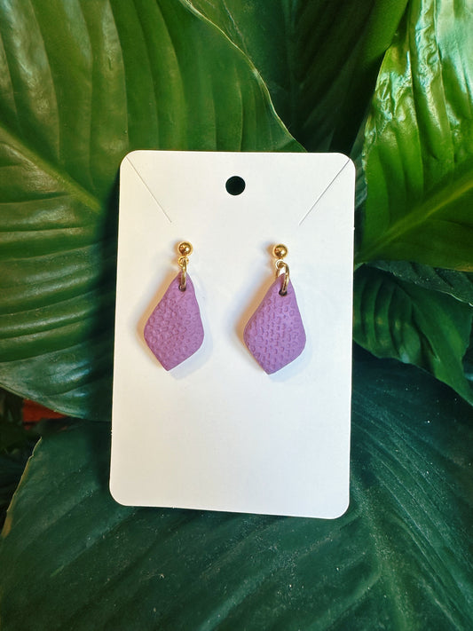 Small Clay Dangle Earrings