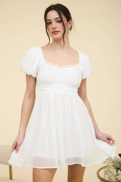 La Belle Lace Up Dress