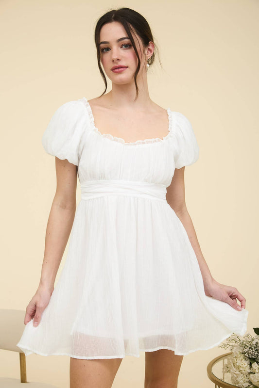 La Belle Lace Up Dress