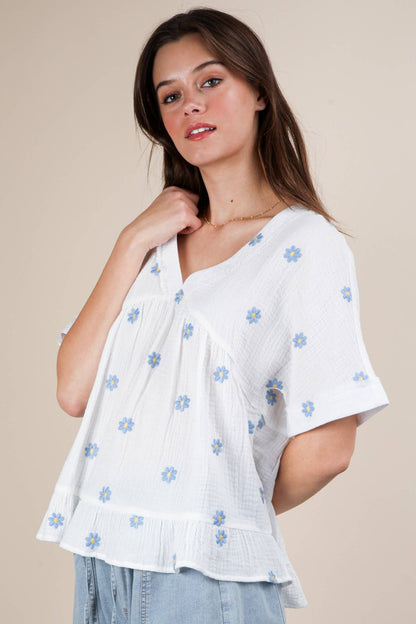 Petal & Pearl Blouse