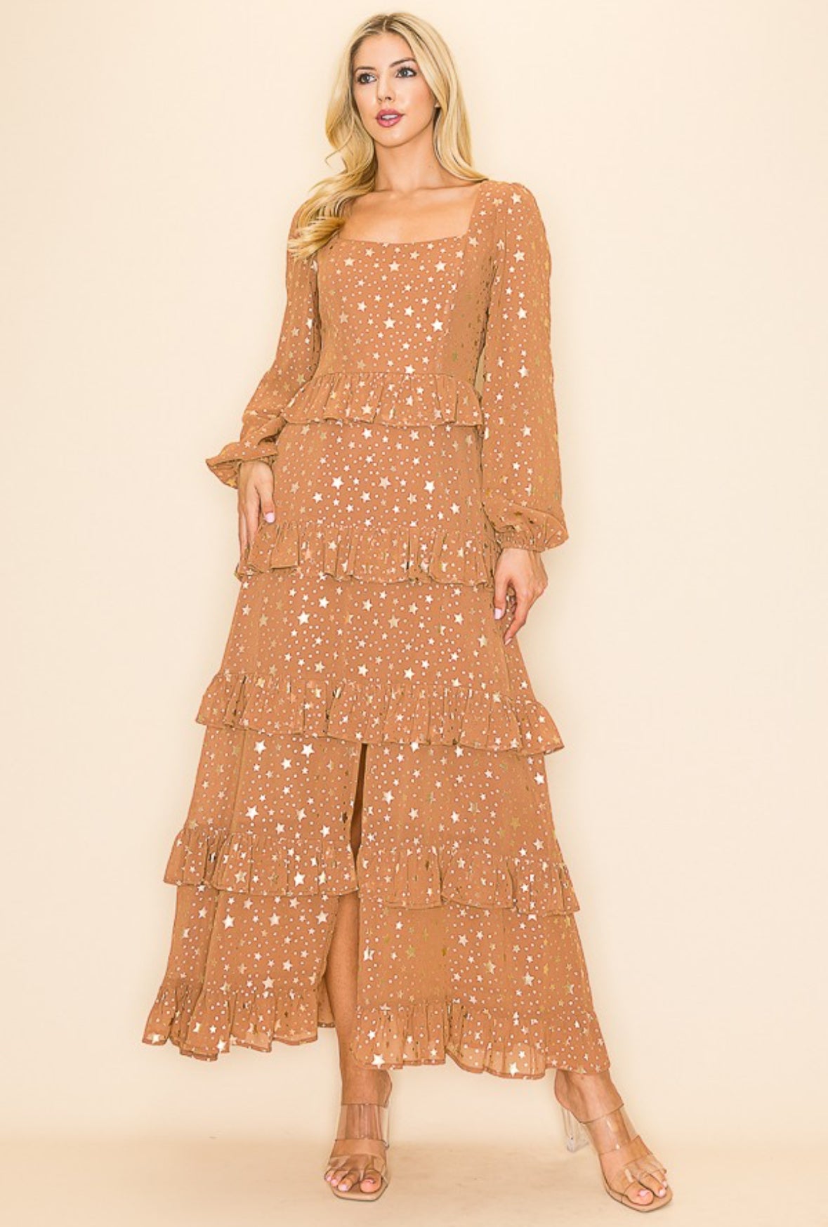 Golden Star Maxi Dress