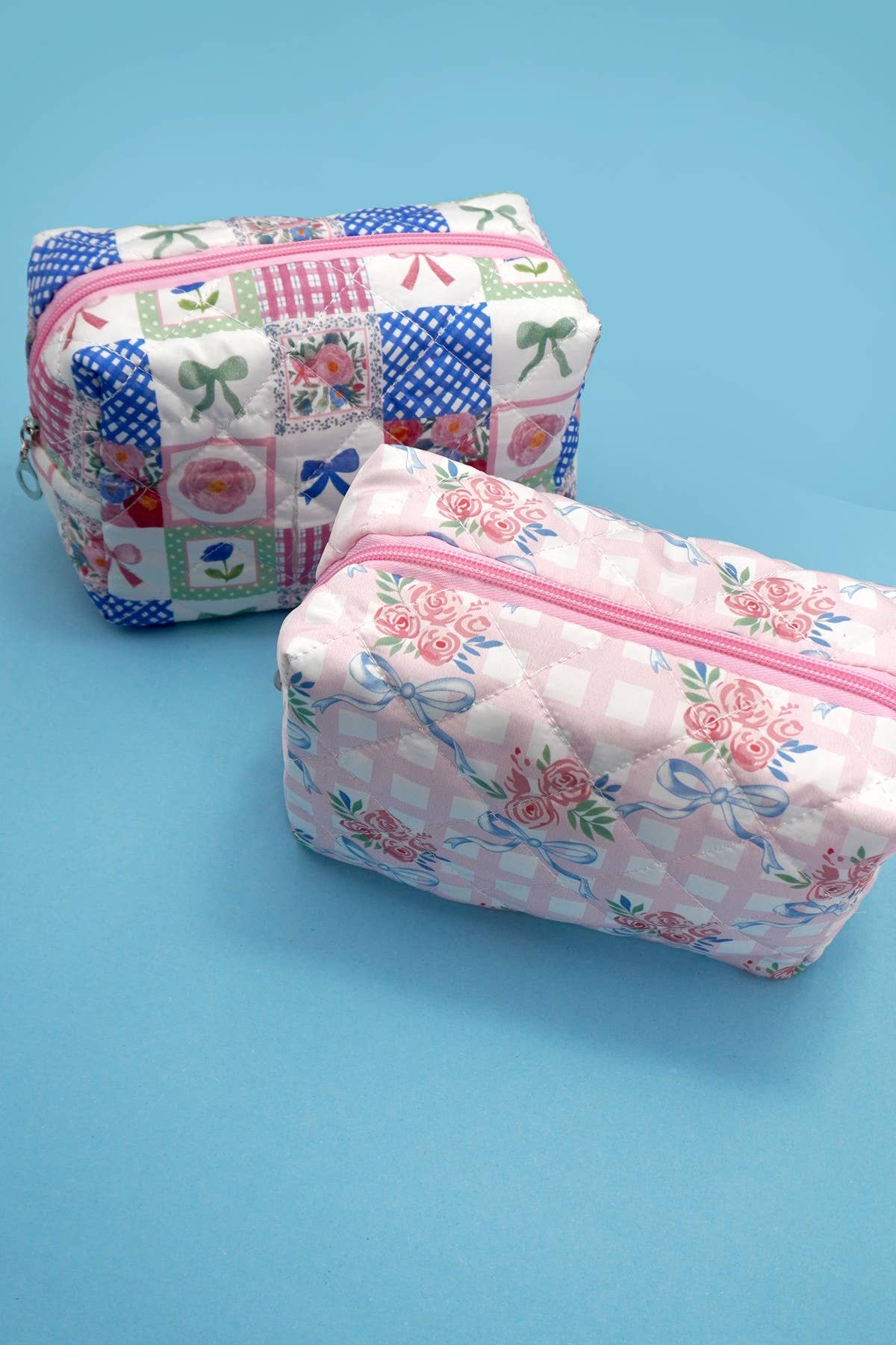 Quilted Cosmetic Bag
