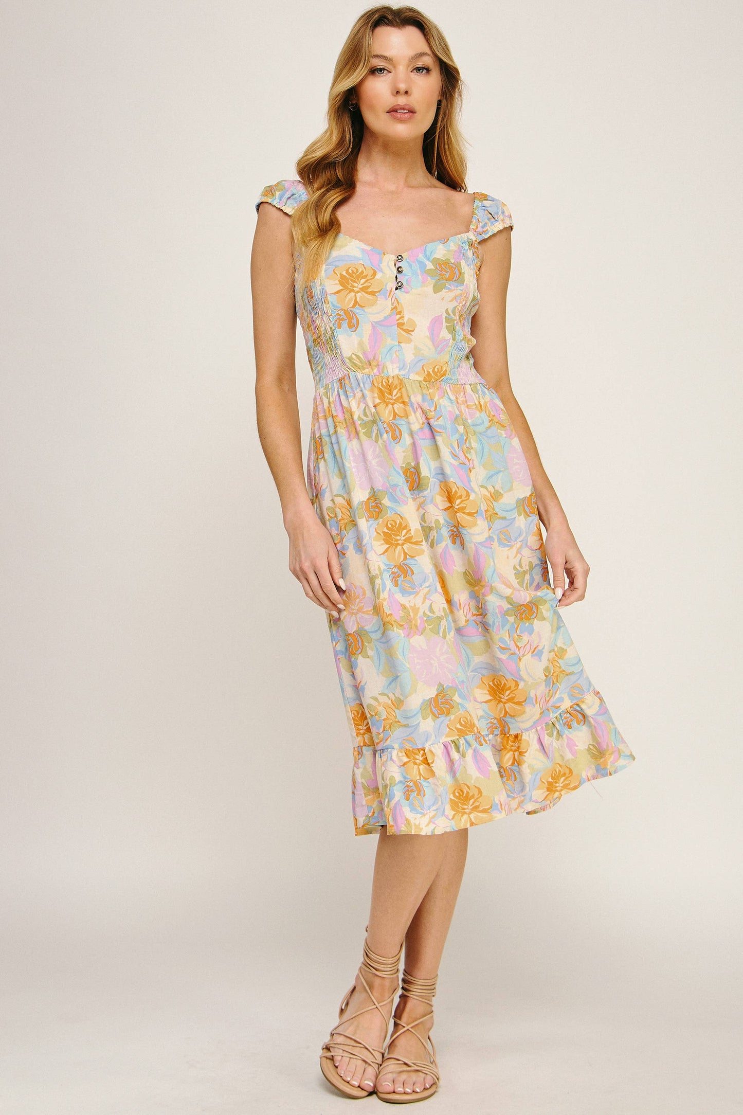 Sunset Petals Midi