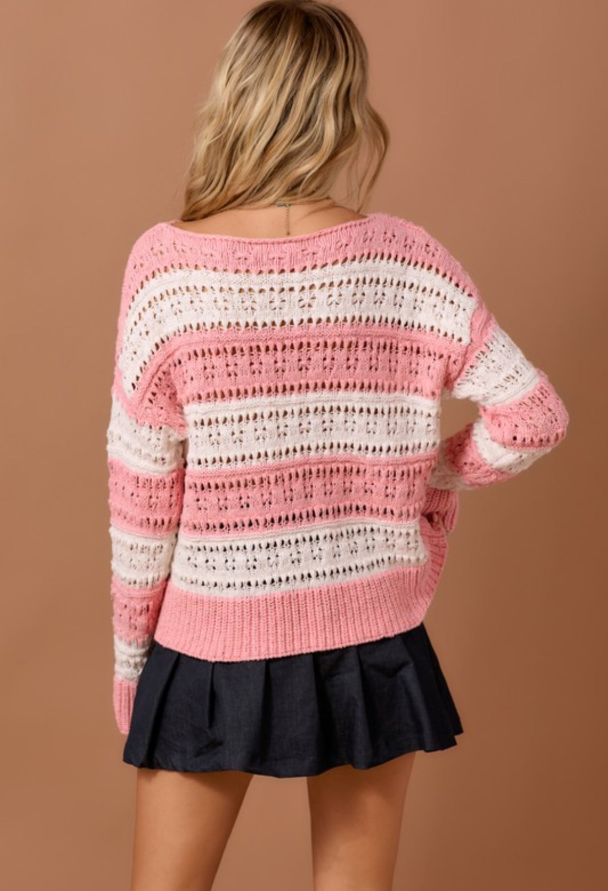 Sweetheart Striped Sweater