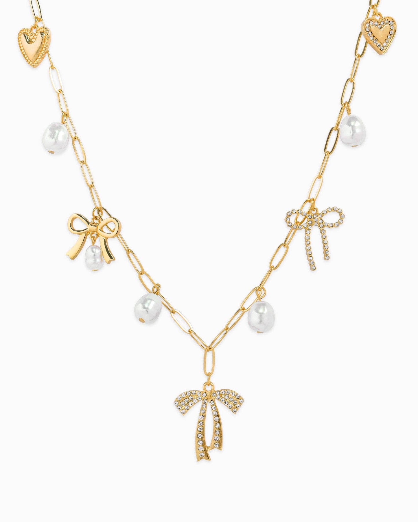 Ever After Charm Necklace: Silver