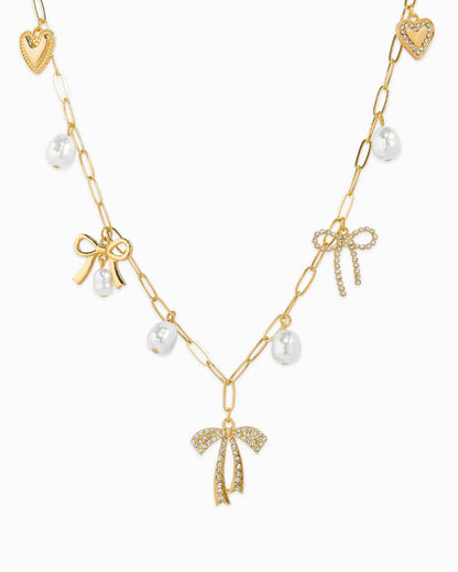 Ever After Charm Necklace: Silver