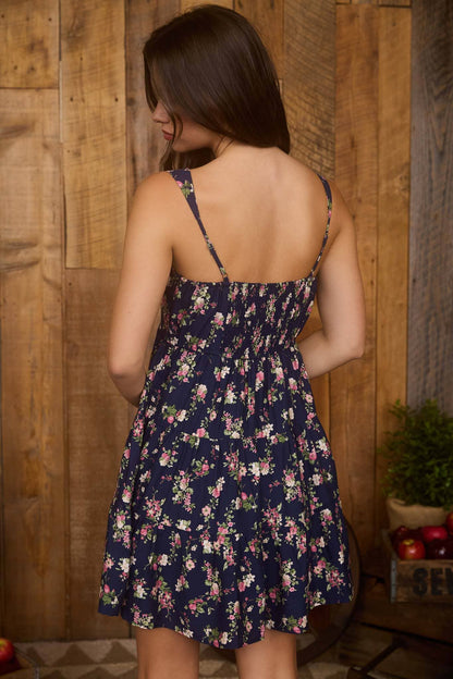 Starry Petal Sun Dress