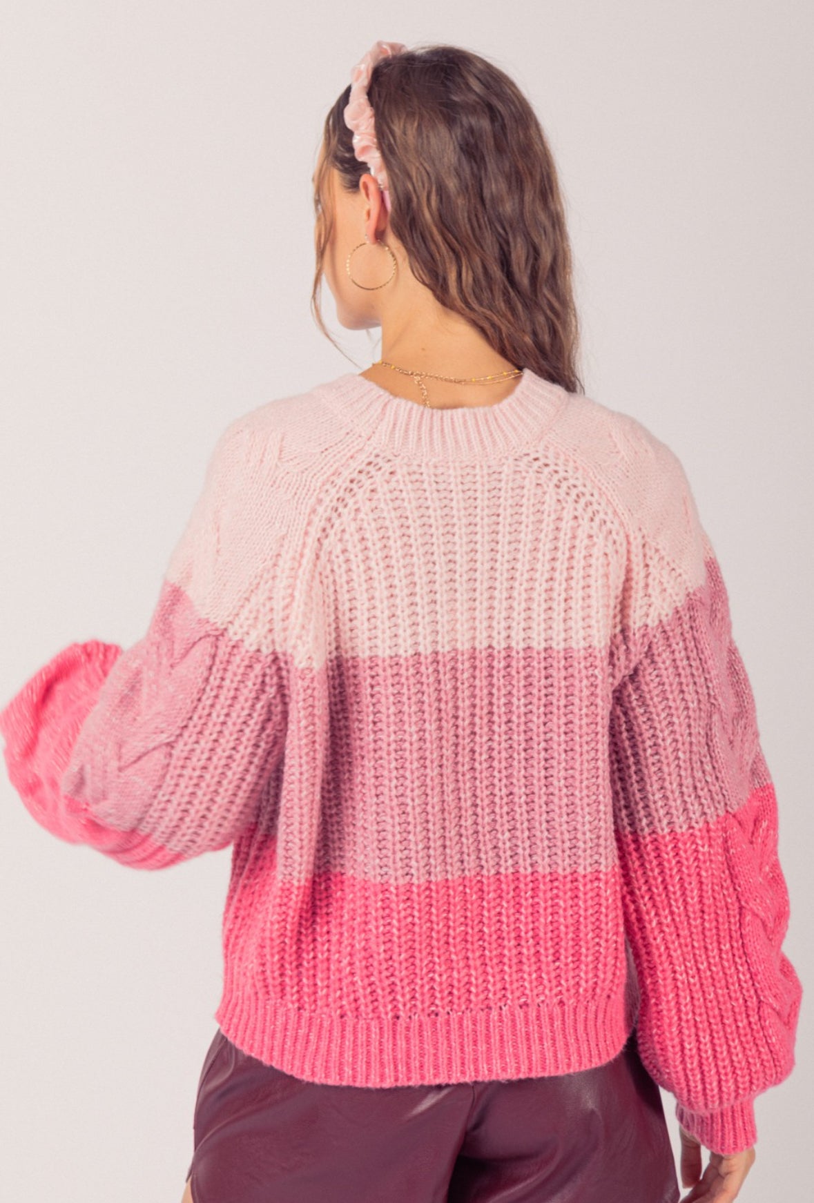 Cotton Candy Kiss Sweater