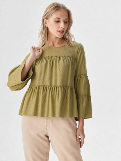 Layered Leaves Blouse