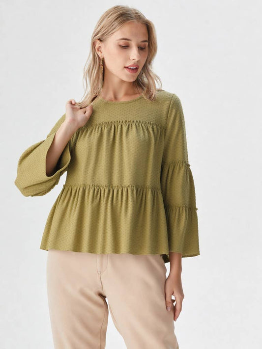 Layered Leaves Blouse