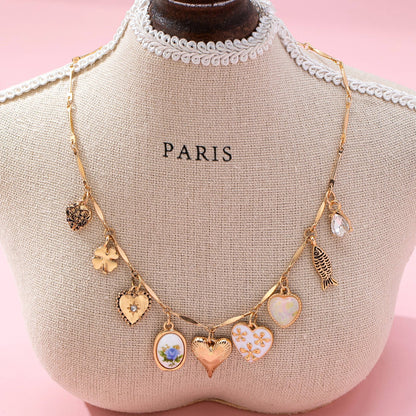 Floral Charm Necklace