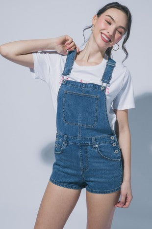Farmers Daughter Short Overalls