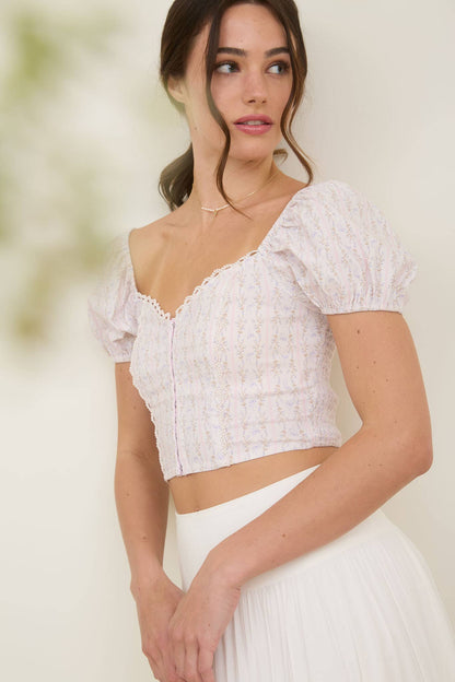 Garden Party Crop Top