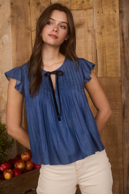Bluebird Tie Top