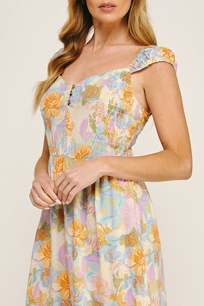 Sunset Petals Midi