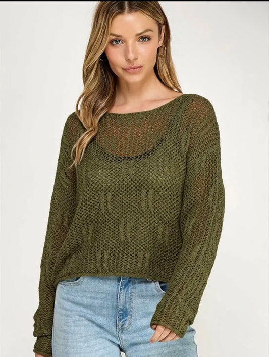Evergreen Knit Sweater