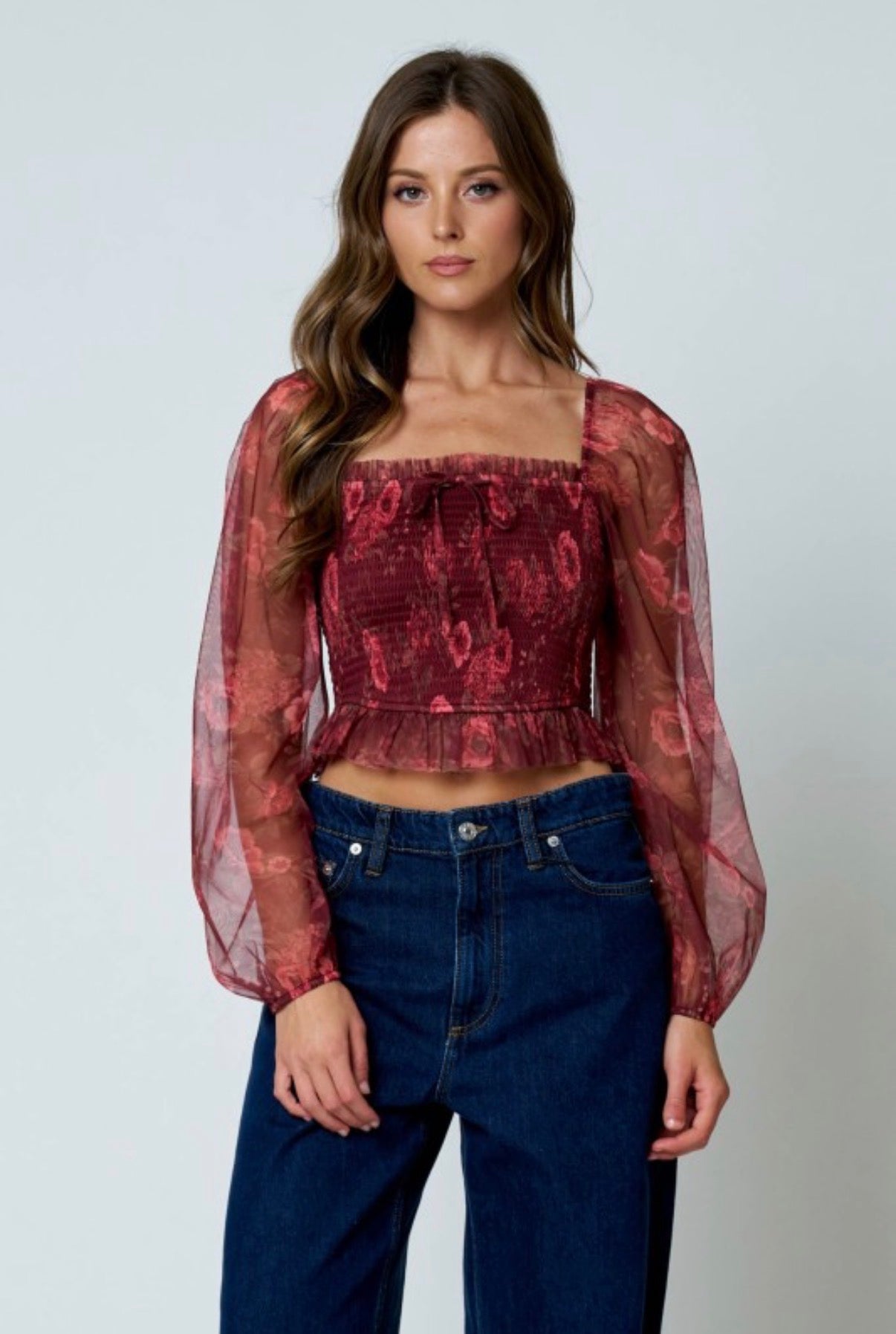 Crimson & Clover Top