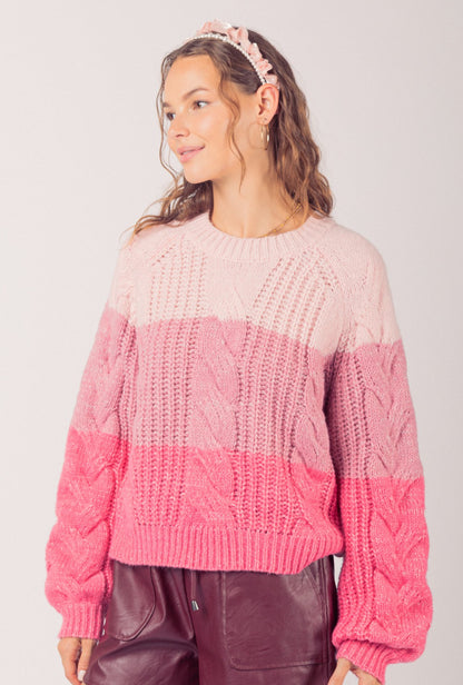 Cotton Candy Kiss Sweater