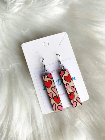 Valentines Day Dangle Earrings