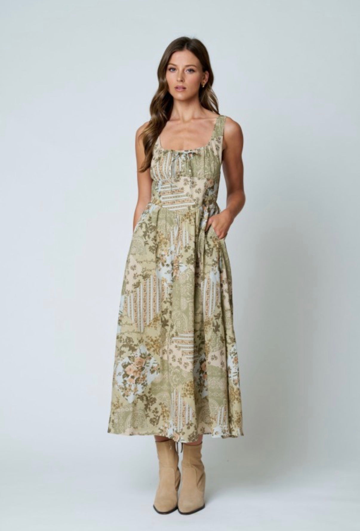 Green Acres Maxi Dress
