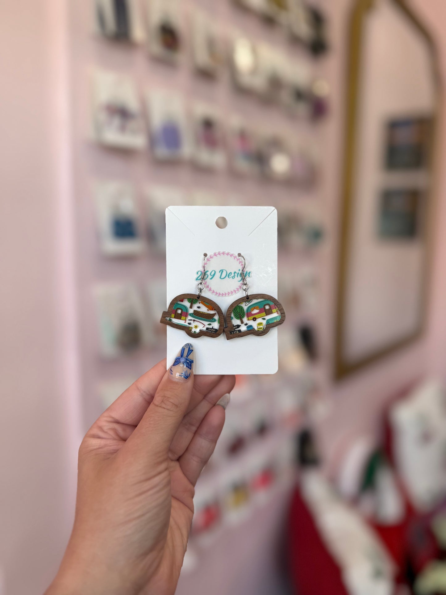 Vintage Camper Earrings