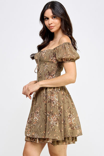 Olive Enchantment Dress