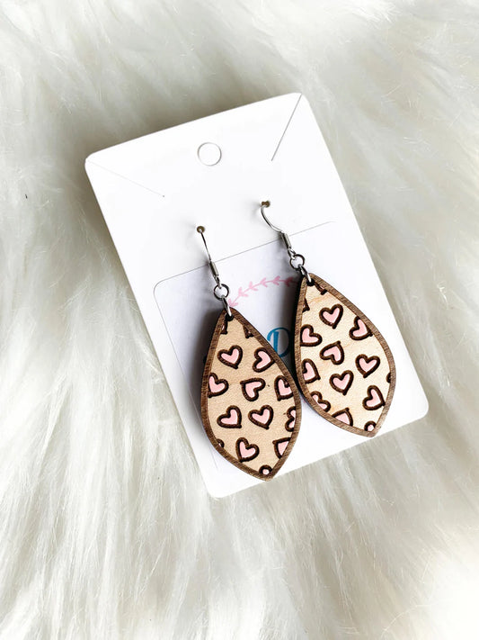 Valentines Day Dangle Earrings