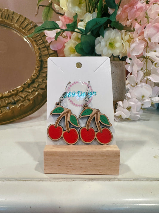 Cherry on Top Dangle Earrings