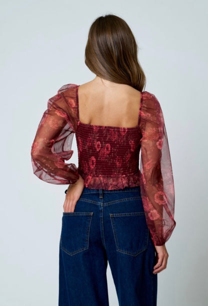 Crimson & Clover Top