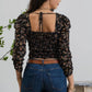 Falling Leave Floral Top