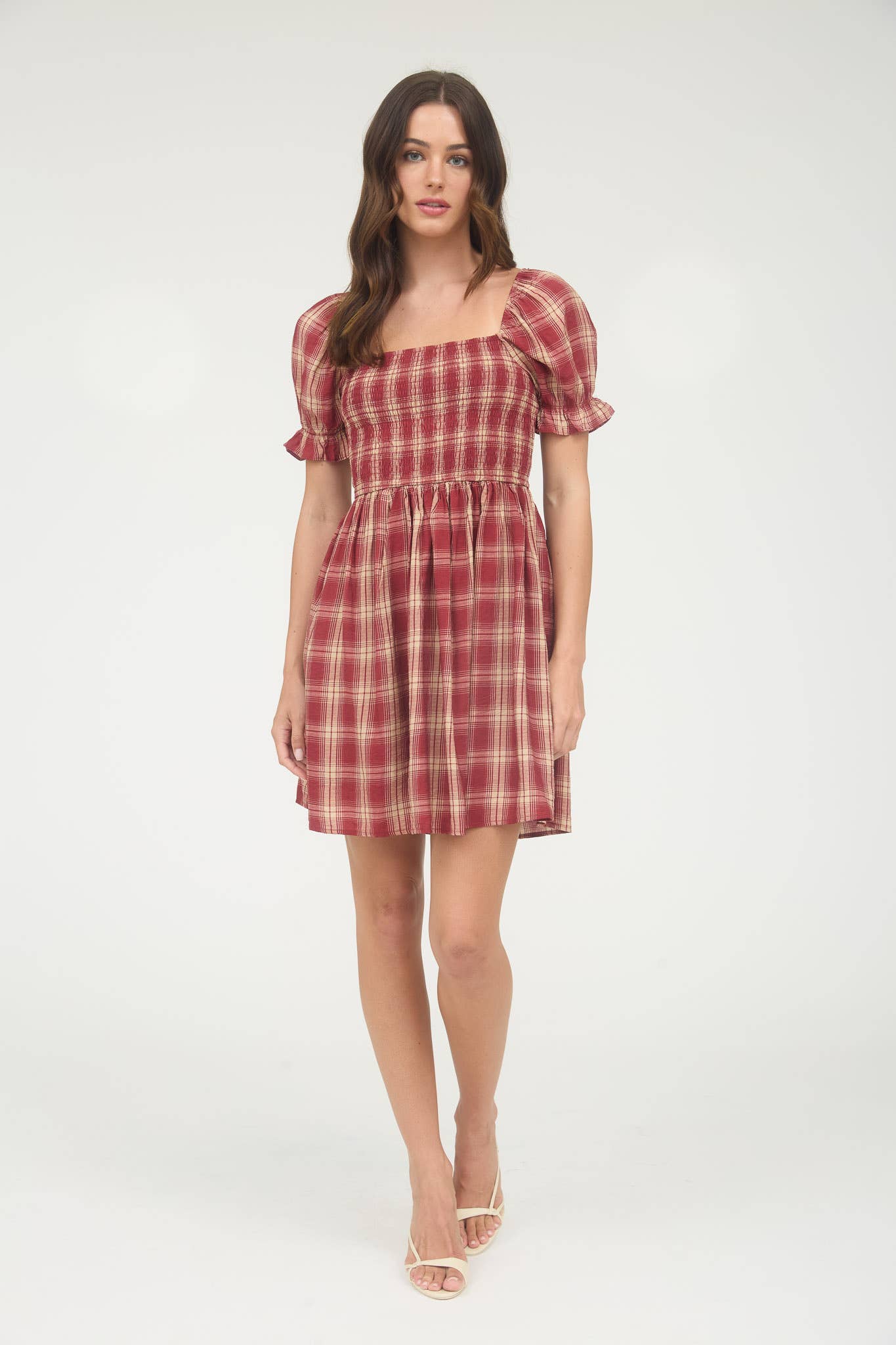 Crimson Cottage Dress