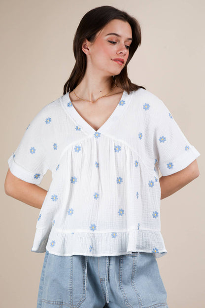Petal & Pearl Blouse