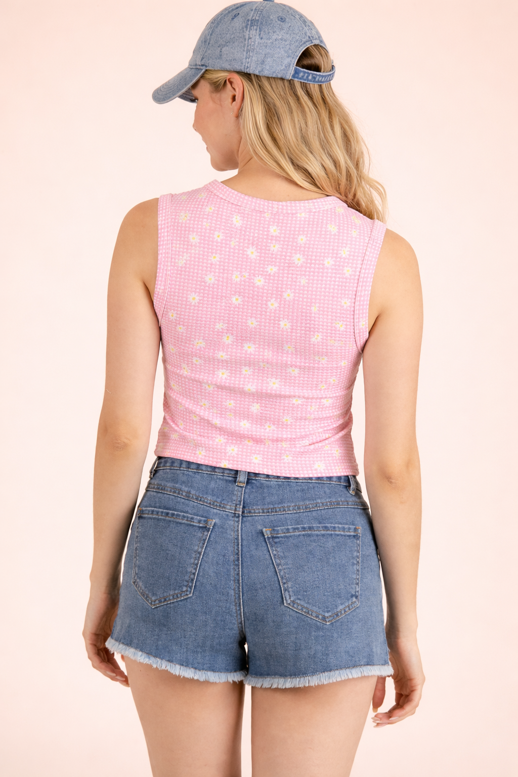 Daisy Lane Button Tank Top