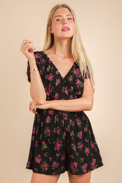 Blackberry Blossom Romper