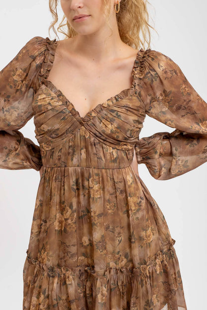 Brown Sugar Sweetheart Dress