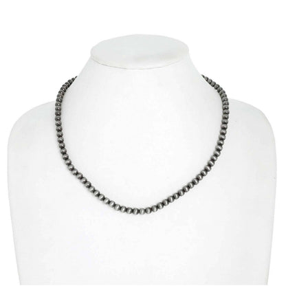 Western Navajo Pearl Beaded Necklace