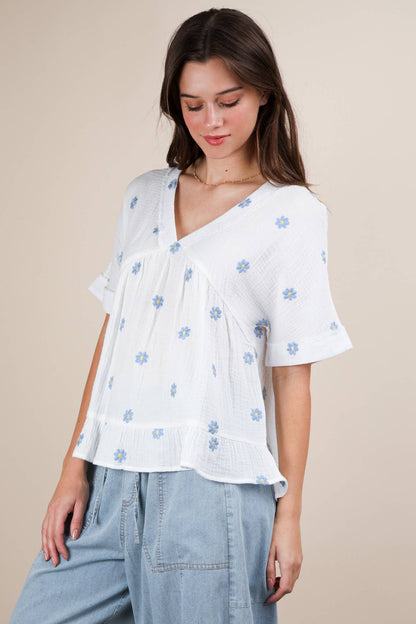 Petal & Pearl Blouse