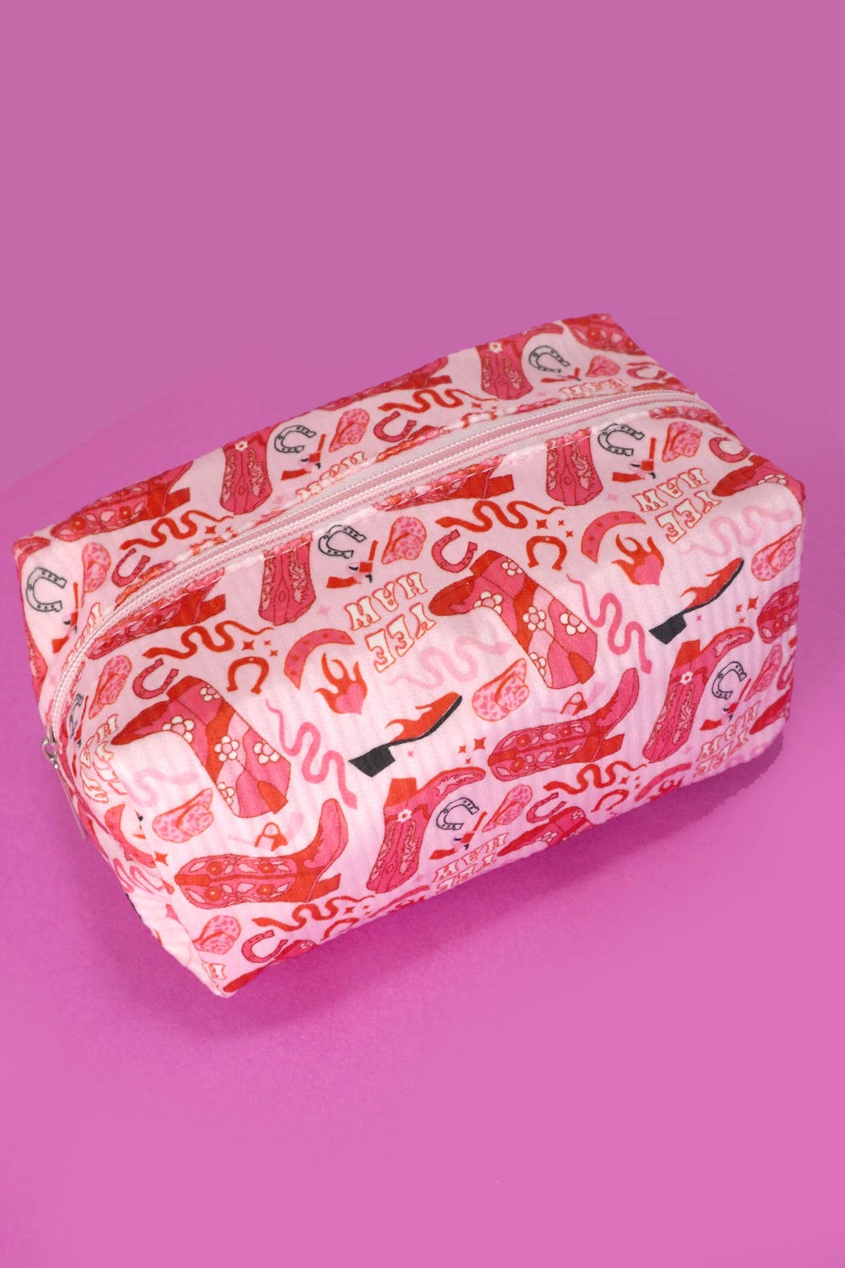 Quilted Cosmetic Bag