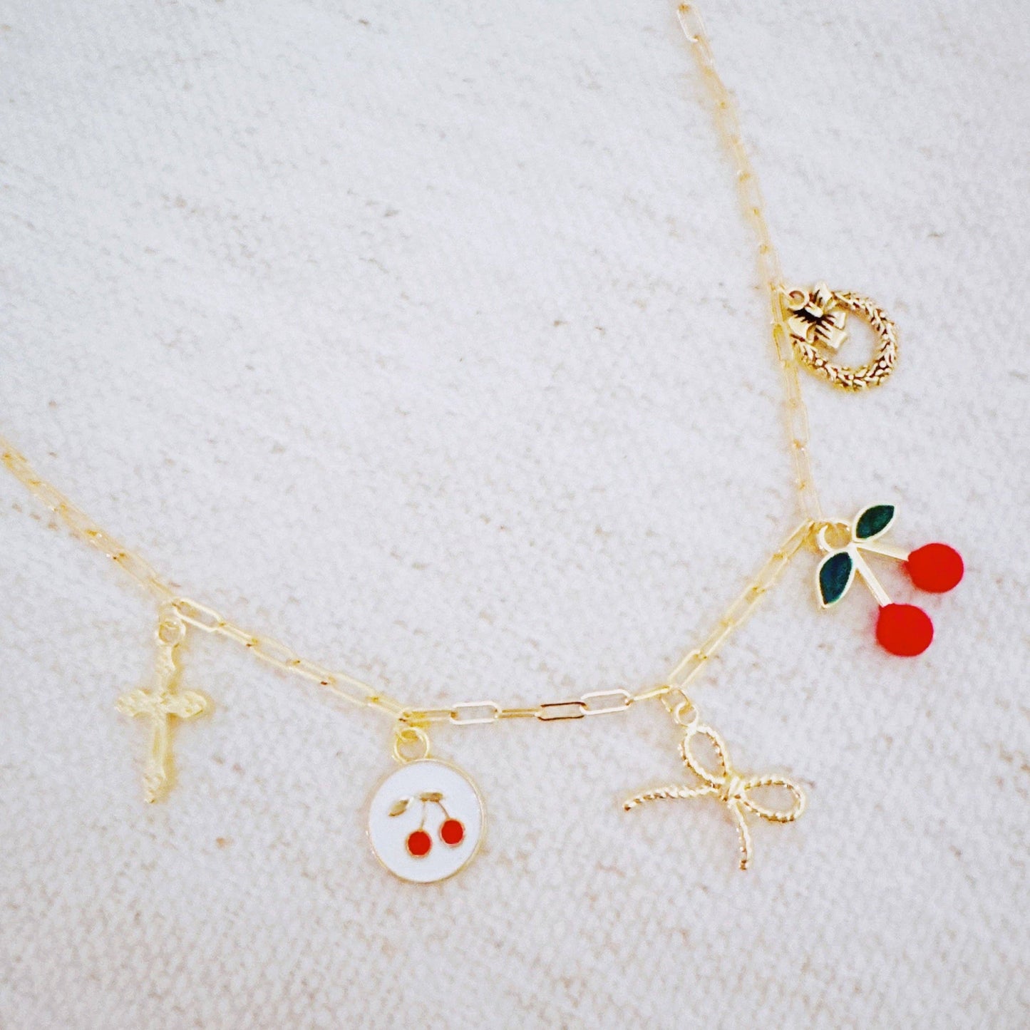 Cherry Chic Charm Necklace