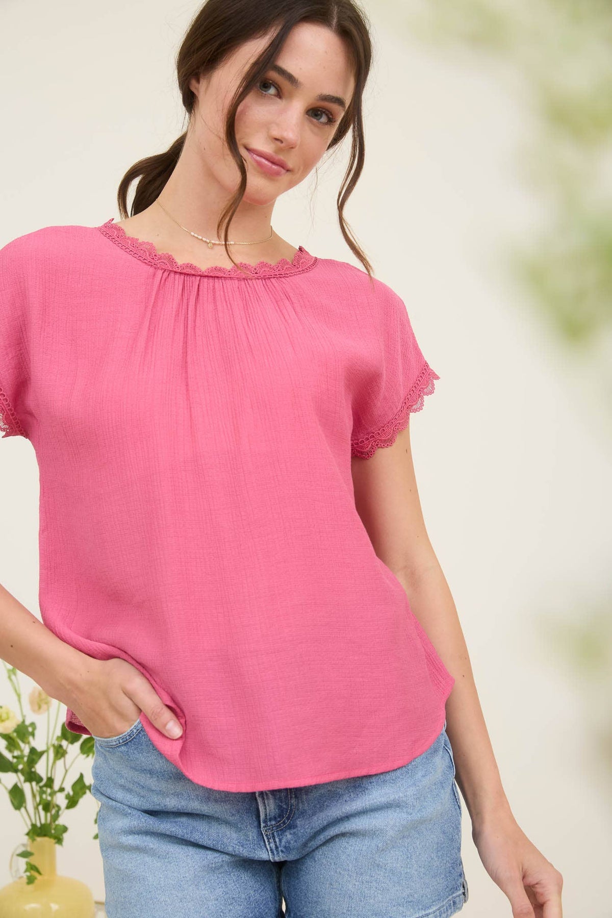 Rosy Outlook Blouse